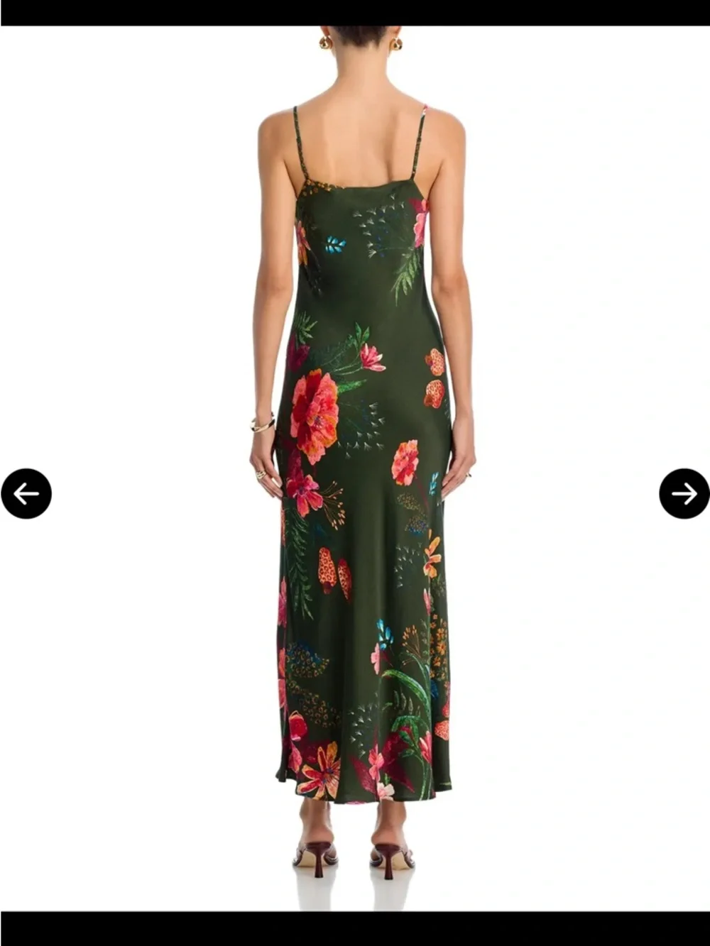 FARM RIO green Leopard Flowers Dress - Picture 5 of 14